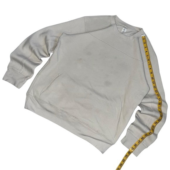 ALO Yoga Men's Beige Crewneck Sweater Size L - Picture 5 of 7